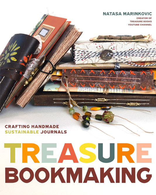 Treasure Book Making: Crafting Handmade Sustainable Journals (Create Diary DIYs and Papercrafts without Bookbinding Tools) (Paperback)